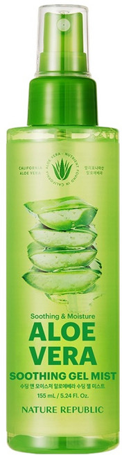 네이처리퍼블릭 수딩 앤 모이스처 알로에베라 수딩젤 미스트, 155ml, 1개