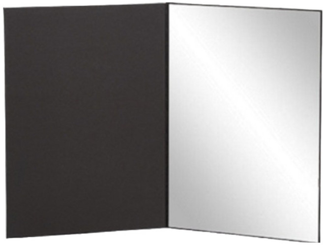 베네블 휴대용 사진 조명 보조광 반사판 블랙 앤 화이트 실버 A4, 1개