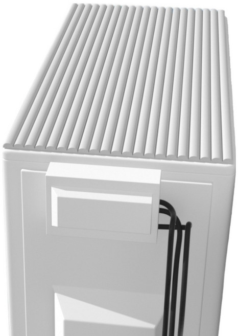 쏙쏙채움 과열방지 실외기 커버 W타입 그레이 2m, 1개