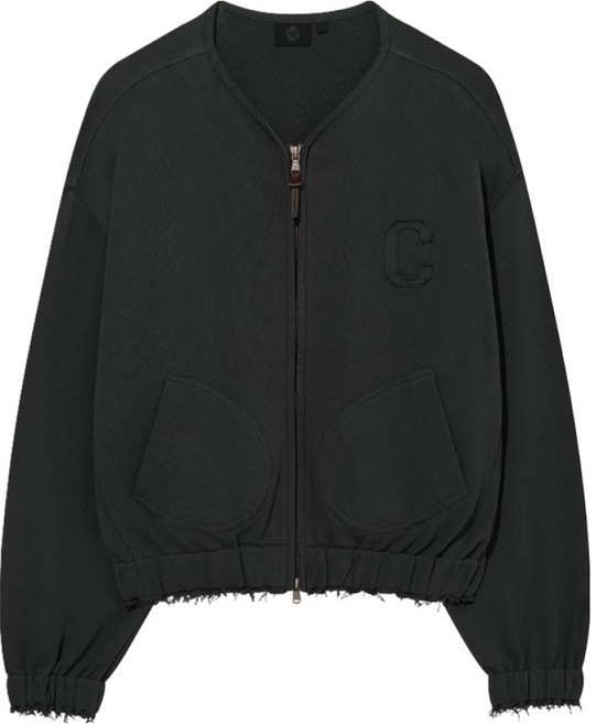 커버낫우먼 여성용 C로고 스웻 자켓