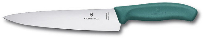 빅토리녹스 스위스 클래식 일자날 셰프 나이프 6.8004.19C1B, 그린, 1개