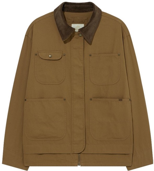 커버낫우먼 여성용 코튼 워크 자켓