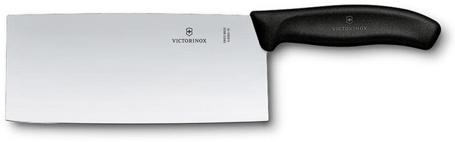 VICTORINOX 瑞士維氏 瑞士經典直刃中式刀 6.8563.18B, 黑色, 1個