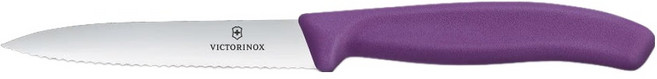 빅토리녹스 스위스 클래식 물결날 과도 10cm 6.7735.C1, 퍼플, 1개