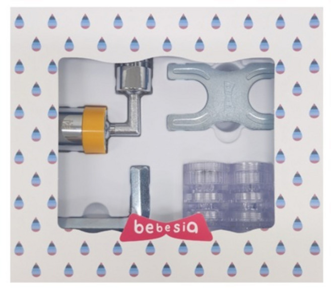 베베시아 세면용 필터 워터탭 회전형 오렌지, 1개