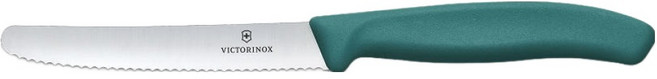 빅토리녹스 스위스 클래식 물결날 나이프 11cm 6.7834.C1, 그린, 1개