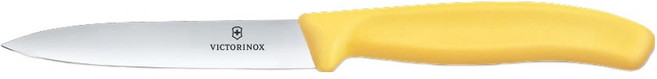 빅토리녹스 스위스 클래식 일자날 과도 10cm 6.7708.C1, 옐로우, 1개