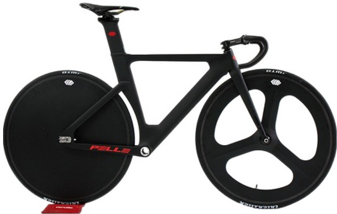 펠레스포츠 펠레바이크 픽시 T3 경륜 카본 프레임셋, Matte Black, 1개