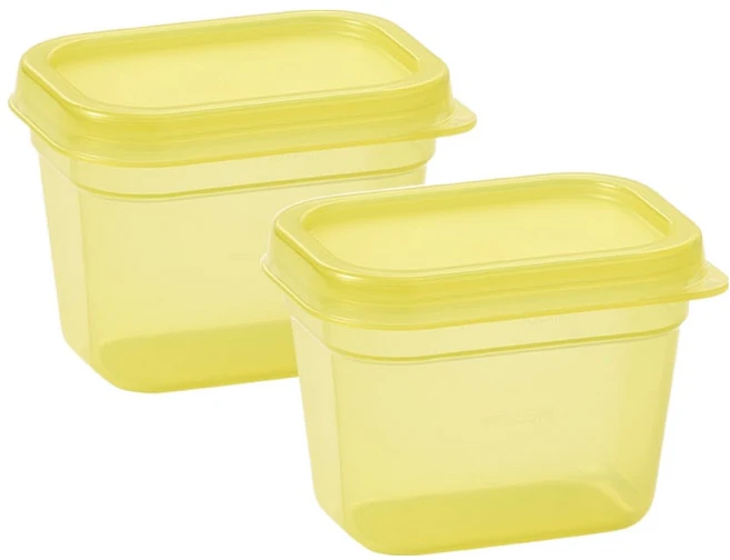 스틸웍스 탱글킷 냉동용기 100ml 써니옐로우, 2개, 1개입 - 쿠팡