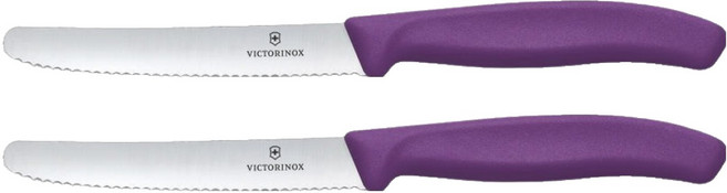 빅토리녹스 스위스 클래식 물결날 나이프11cm 6.7835.2C1, 퍼플, 2개