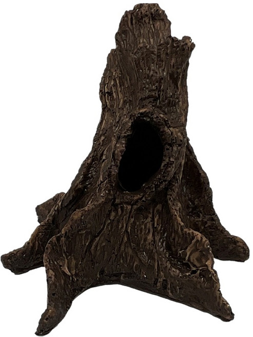 노모이펫 파충류 양서류 레진 유목 놀이터 맹그로브 터널 NS-48 12.5 x 5 x 6cm, 혼합색상, 1개