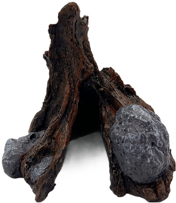 노모이펫 파충류 양서류 레진 유목 놀이터 NS-45 10 x 9 x 10 cm, 혼합색상, 1개