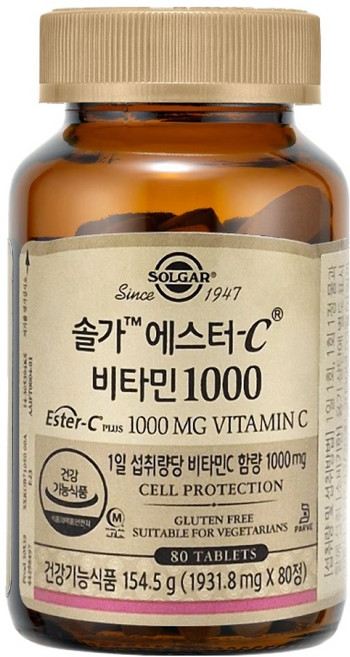 솔가 에스터C 비타민 1000, 80정, 1개