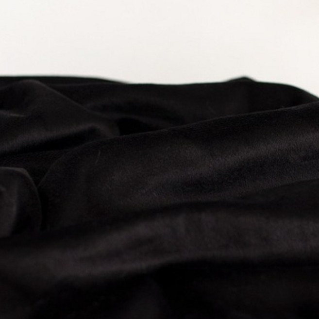 릴리패브릭 대폭 극세사 인형 강아지옷 인테리어 소품 쿠션 스퀴시 조이 털원단 2mm, 블랙, 1개