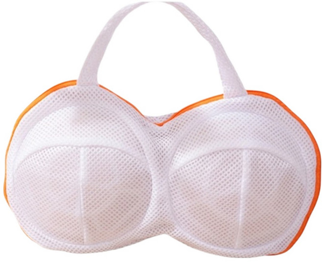 힘룸 실용적인 속옷 세탁망, 라지오렌지틀, 1개