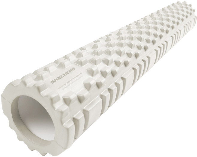 스케쳐스 슬림 마사지 폼롤러, 라이트 베이지, 1개