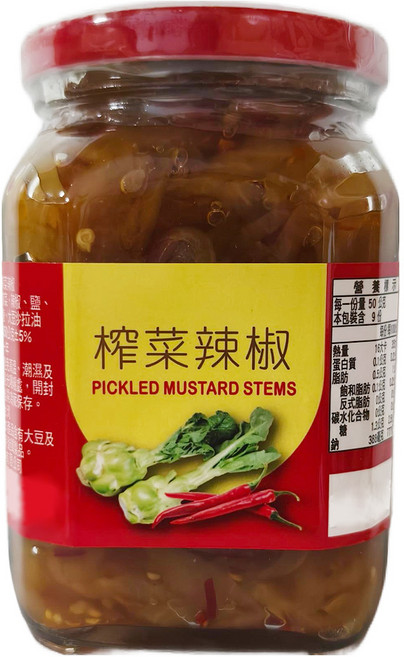 富宇丞 榨菜辣椒, 1個, 450g