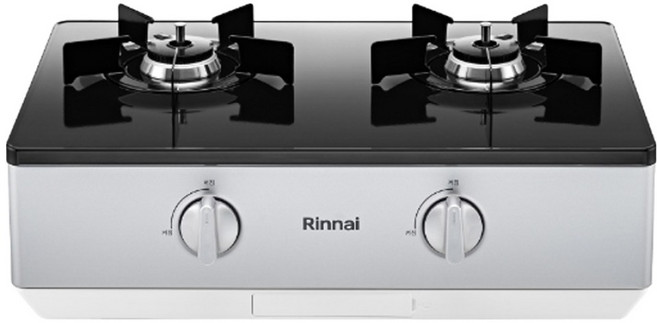 린나이 프리스탠딩 가스레인지 2구, RTR-642BJ, LPG