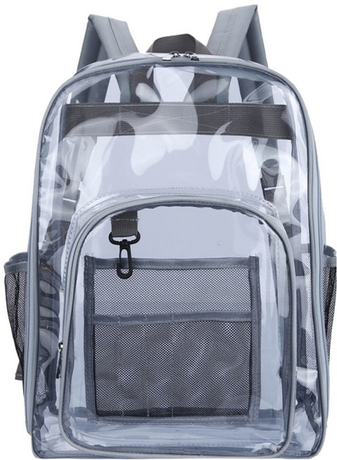 ELVEO 야구 직관가방, 투명 + 그레이, 1개