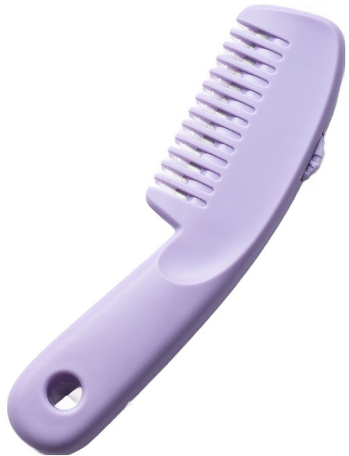 셀비아 셀프 헤어 앞머리 커트 미용가위, 1개, 퍼플