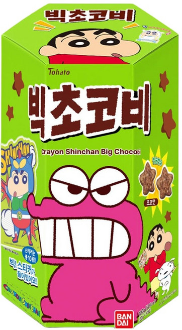 Tohato 東鳩 蠟筆小新 大巧克力餅乾, 100g, 1個