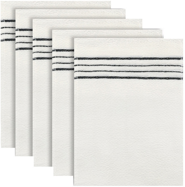 코지웰 때밀이 때 타올 목욕타월 WA5001, 화이트, 1개입, 5개