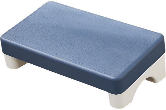 소소하우스 발이편한 인체공학 경사형 발받침대, 블루