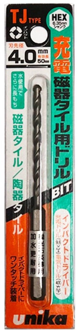 unika TJ BIT 磁磚起子鑽頭 UNTJ040 95 x 4mm, 1個