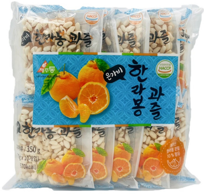은가비식품 제주통 한라봉 과즐 10p, 1개, 350g