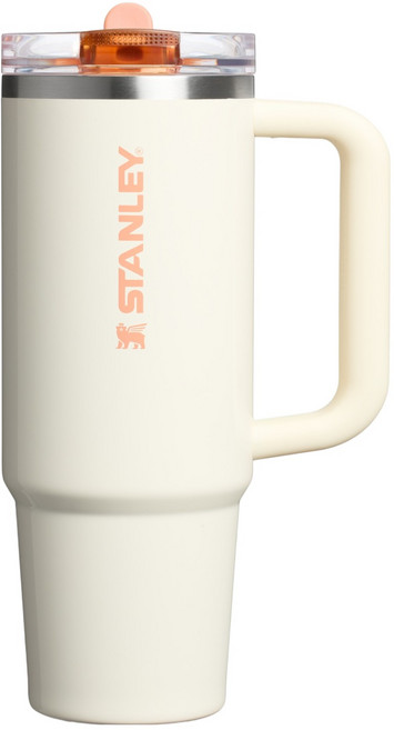 스탠리 퀜처 프로투어 플립스트로 텀블러, 크림 애프리콧 글로스, 887ml, 1개