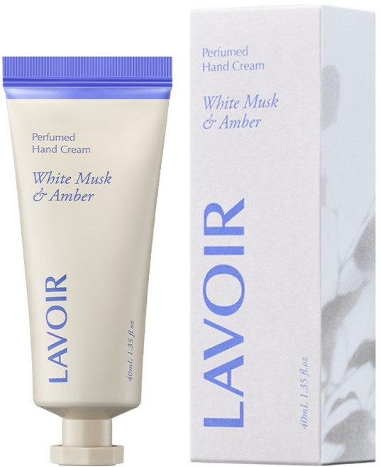 라브아 퍼퓸드 핸드크림 화이트머스크 앤 앰버, 40ml, 1개