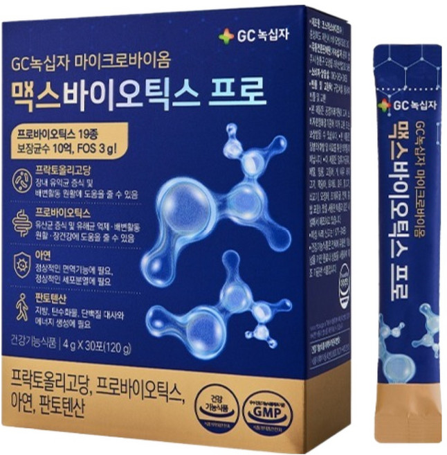 GC녹십자 마이크로바이옴 맥스바이오틱스 프로 30p, 120g, 1개