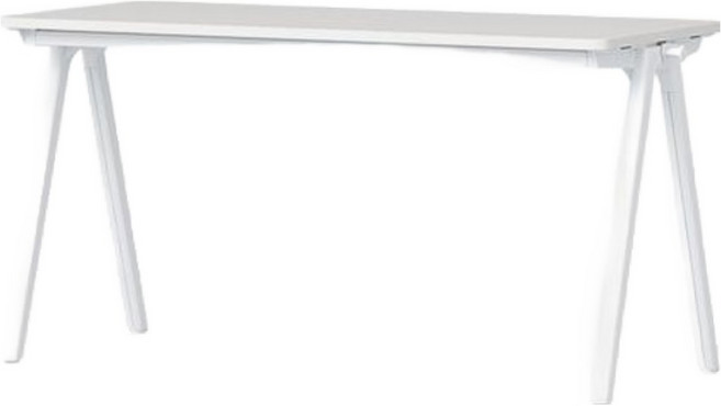 일룸 로이모노 다리형 책상 방문설치, 화이트