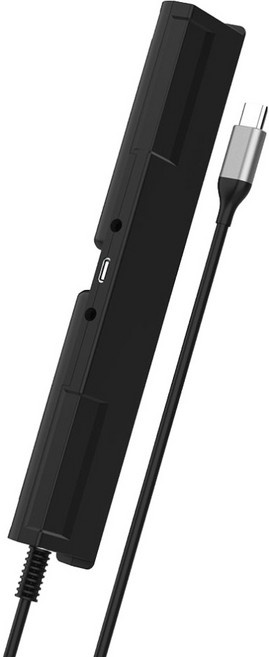 겜맥 NS2 독에 끼워쓰는 연장 케이블, 블랙, 1개, kmns2-125