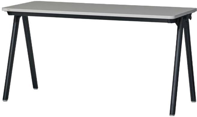 일룸 로이모노 다리형 책상 방문설치, 그레이