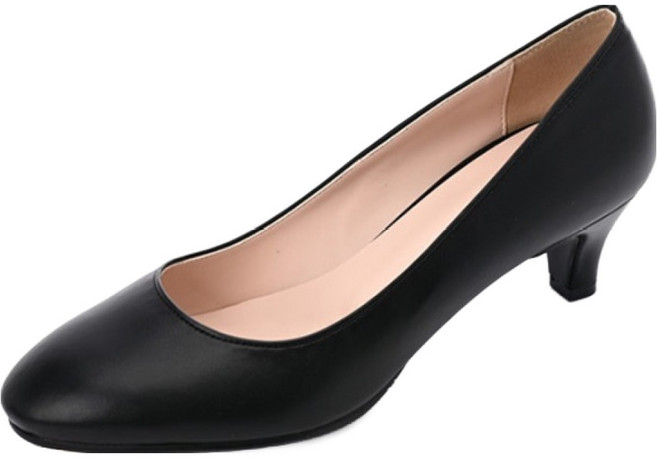 갓슈 브띠크 면접구두 미들힐 수제 유니화