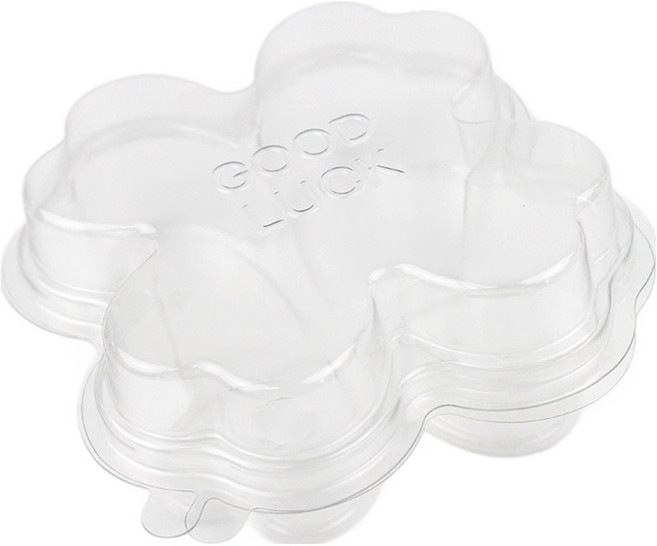 아이엔피 PET 다용도 네잎클로버 케이스, 투명, 20개