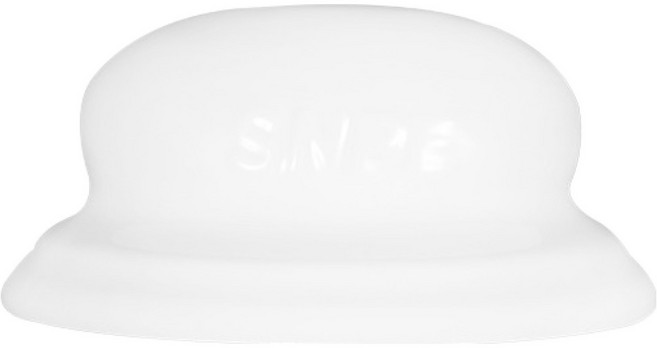 SNPE 타원 도자기, 화이트, 1개