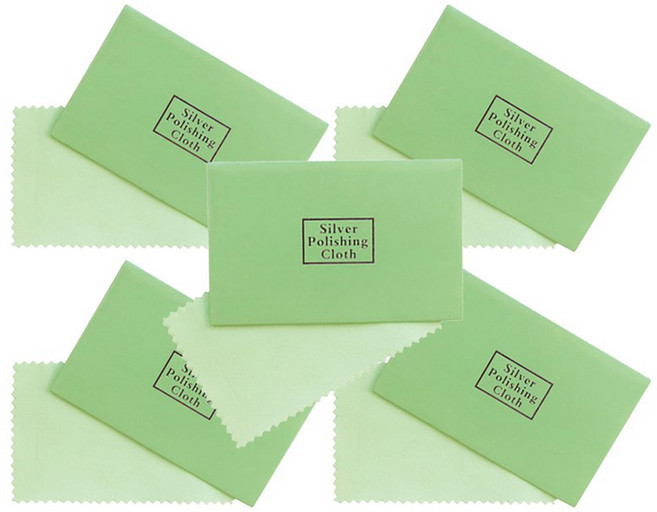 솔앤솔 은 광택 변색 제거 세척 천 5p