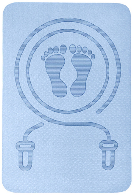 HOME GYM CLUB 居家健身 跳繩墊 20mm 短款, 藍色, FA024