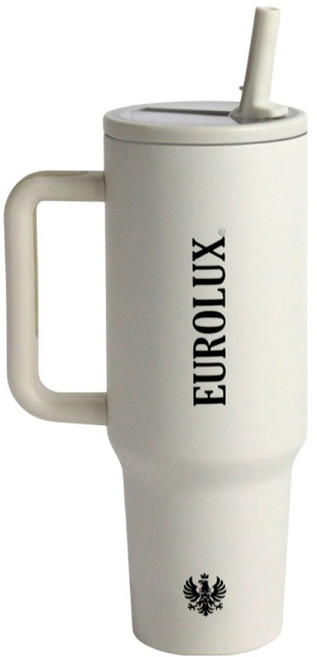유로룩스 고트 핸들 텀블러, 화이트, 1개, 1.2L