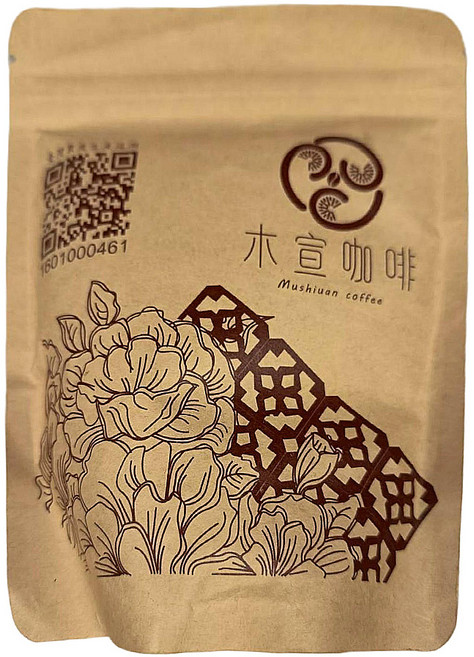 Mushiuan coffee 木宣咖啡 花蓮經典水洗咖啡豆, 1個, 全豆咖啡 未研磨, 110g