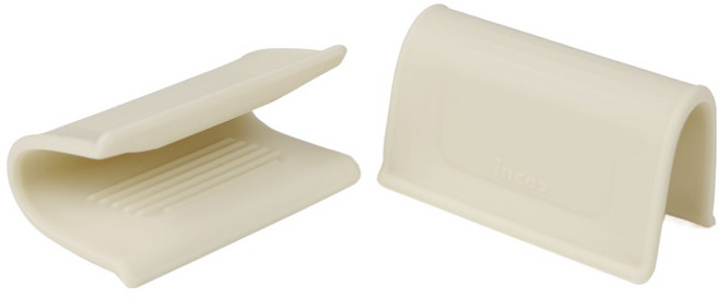 인콕 실리콘 냄비 손잡이, 2개, 아이보리