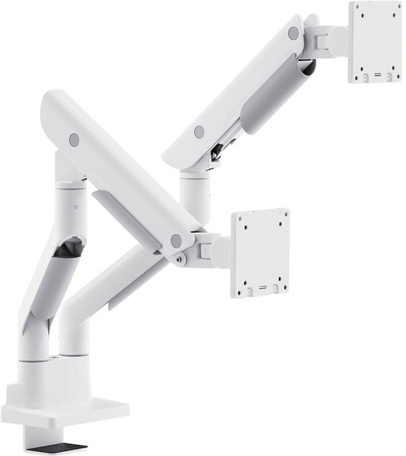 카멜마운트 듀얼 고중량 암타입 모던 받침대 모니터암 MPD1H, 화이트, 1개