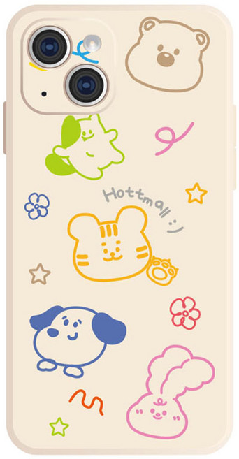 hottmall 動物朋友手機殼