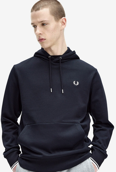 FRED PERRY 滾邊連帽運動衫 M2643