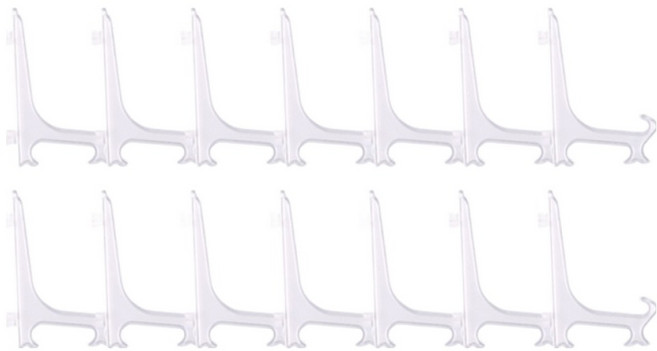 유니아트 액자받침, 투명, 14개