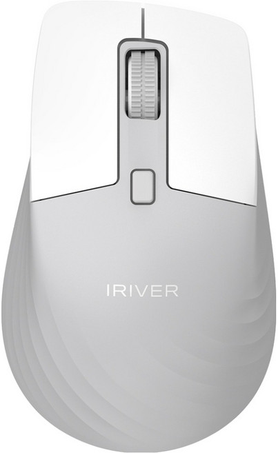 아이리버 항균처리 듀얼모드 멀티페어링 경량 블루투스 무소음 무선 마우스, MVM2, 화이트