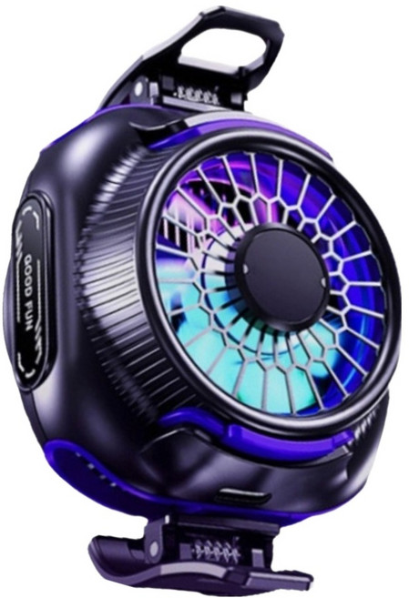 YUNMI 半導體製冷磁吸電競手機平板散熱器 N26, 星夜紫, 1個