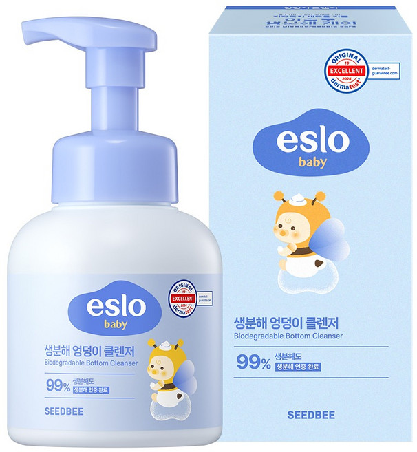 SEEDBEE Iseulro 生物可分解嬰兒屁屁清潔露, 300ml, 1個